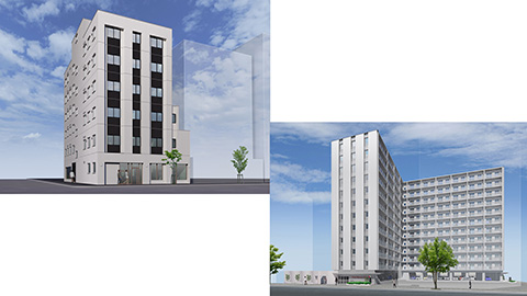 マンション外観パース　札幌